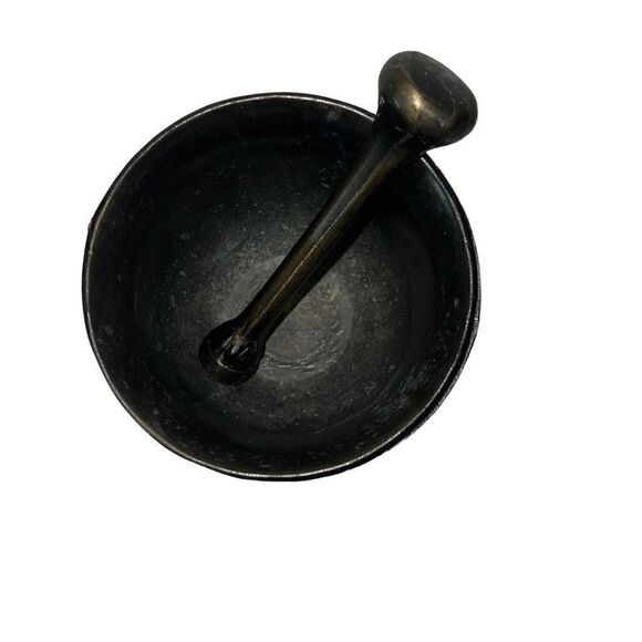 Dr. John Morgan Solid Brass Mortar & Pestle Vintage Apothecary Piece - Picture 4 of 7